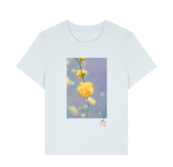 Blossoming Yellow: Blue Ice