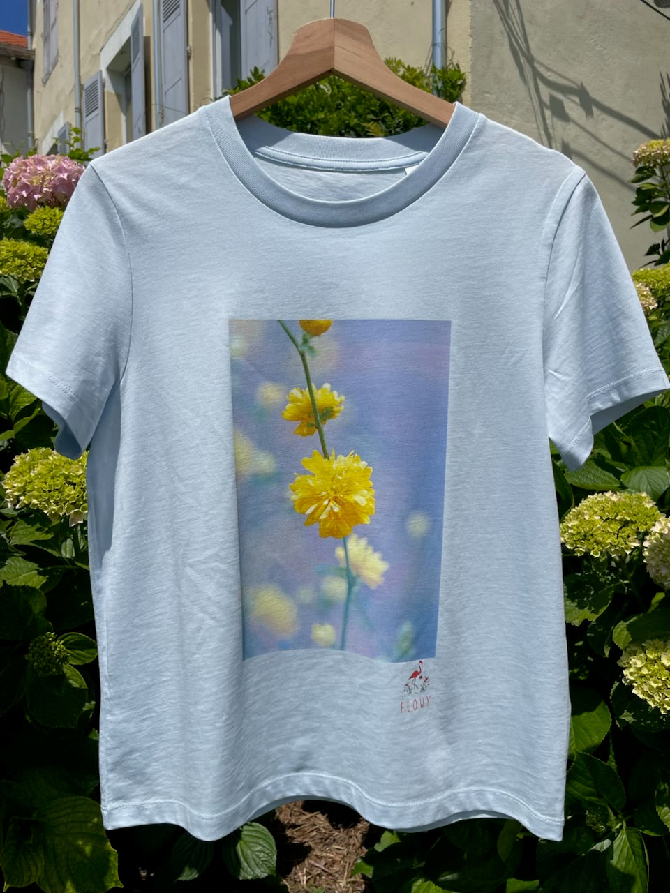 Blossoming Yellow: Blue Ice