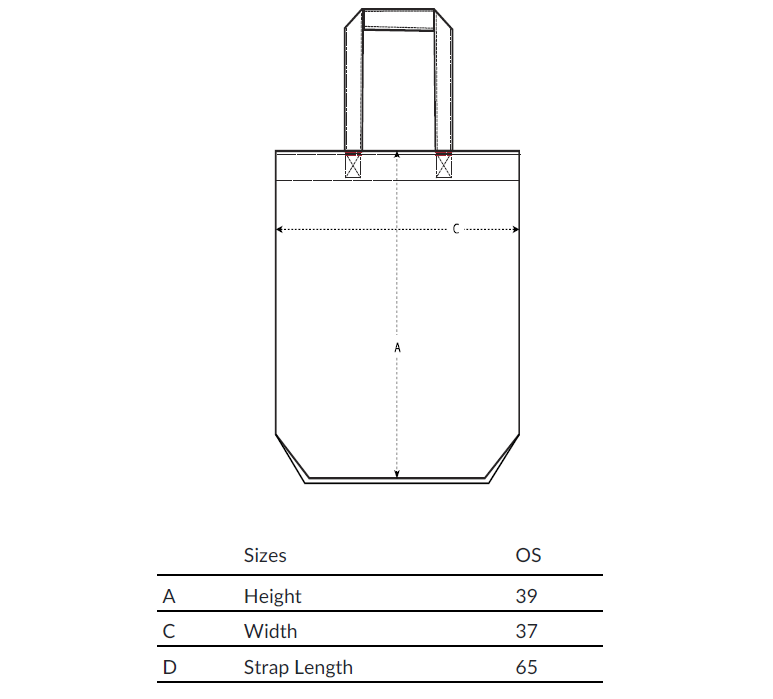 Flowy tote bag gift idea