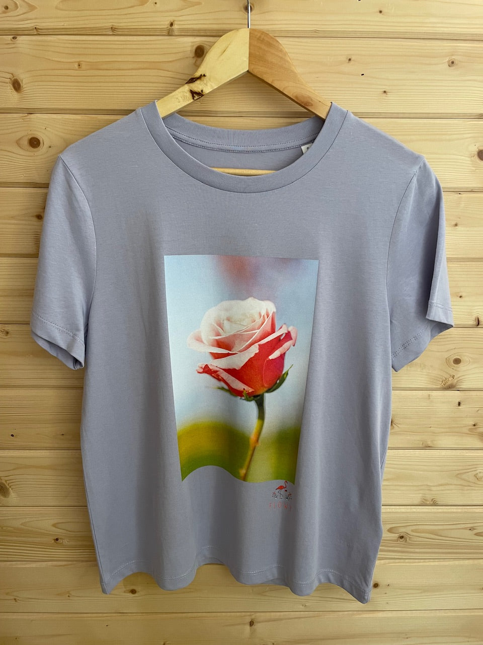 Pink and White Rose: Lavender