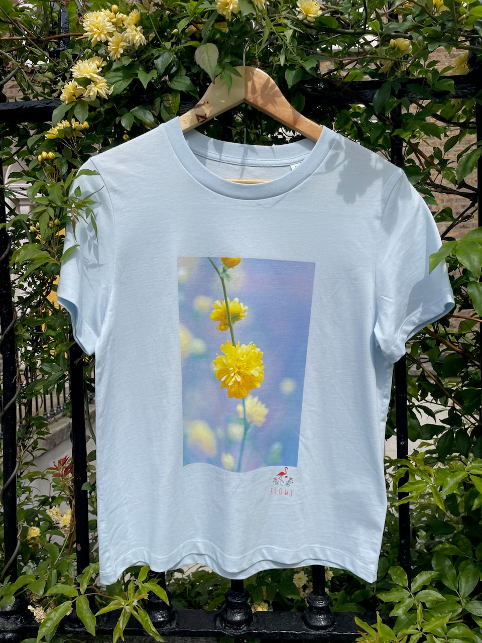 Blossoming Yellow: Blue Ice